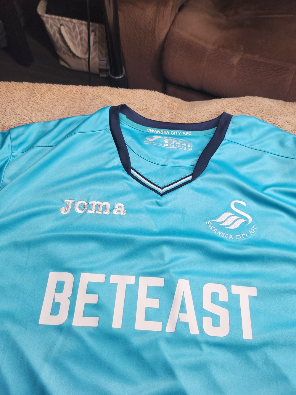 Swansea City Home Shirt New With Tags. Size XXL